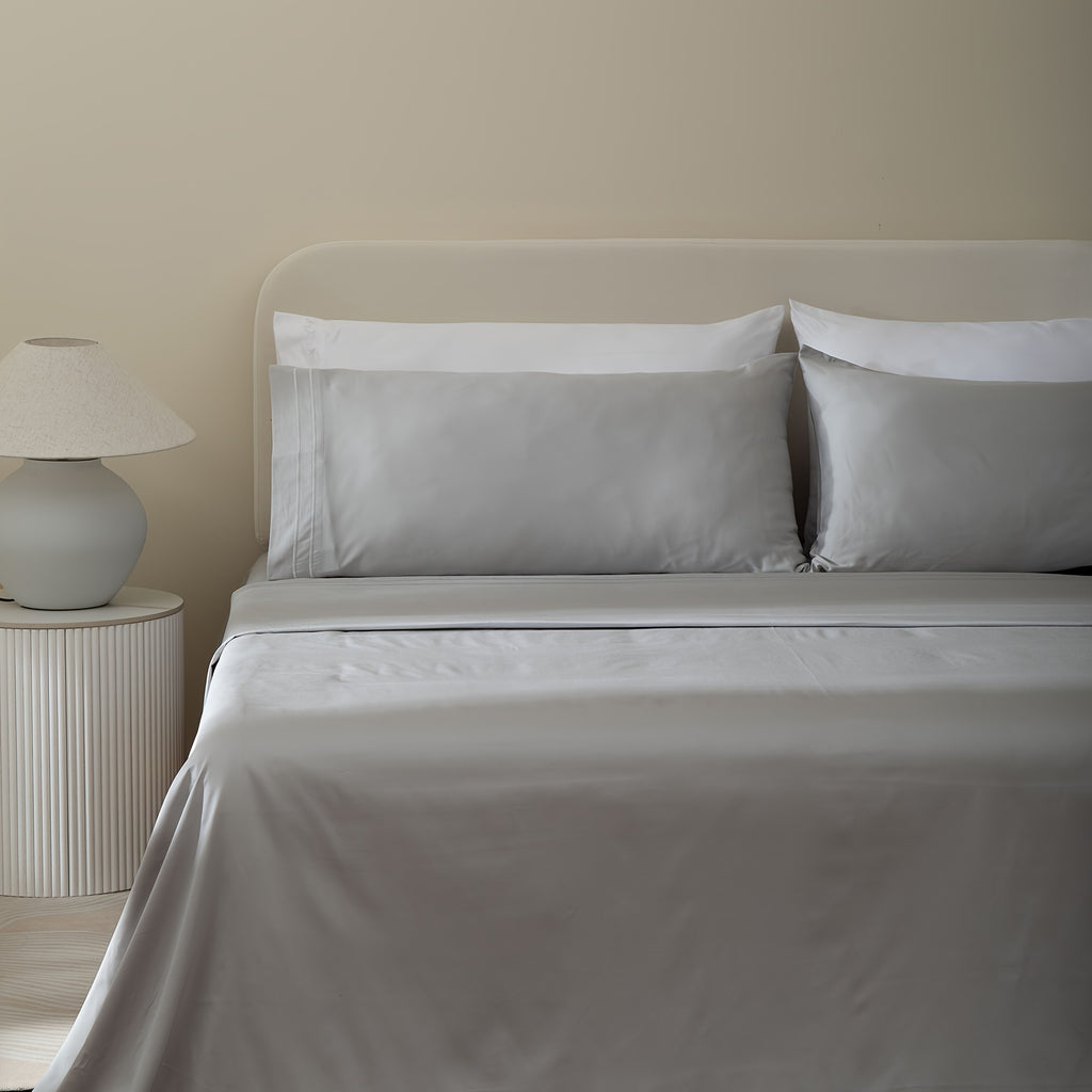 100% Cotton Sheets for Twin\u002FQueen\u002FKing Size Bed, 300 Thread Count Luxury, Cooling Bed Sheets, Deep Pocket Up to 15\