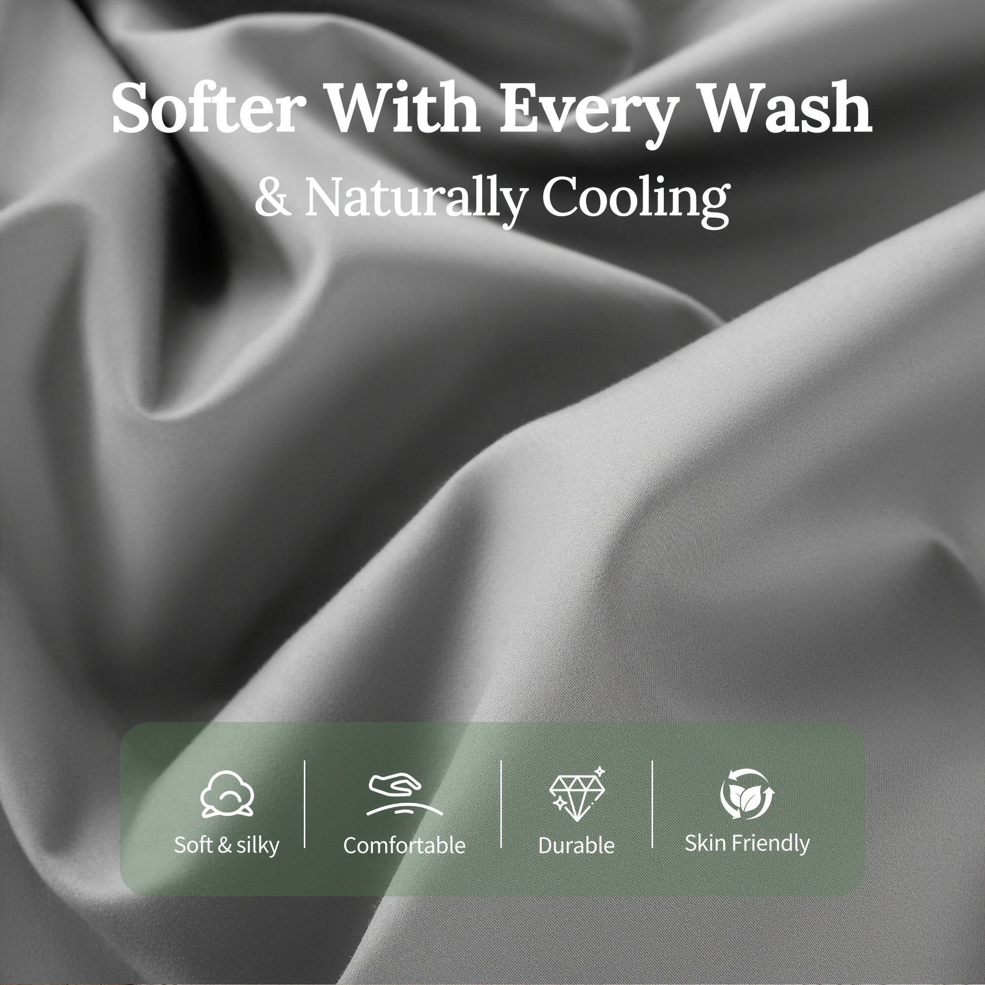 4 Pieces 100% Cotton Bed Sheet Set, Hotel Luxury Bed Sheets, Deep Pocket 16\