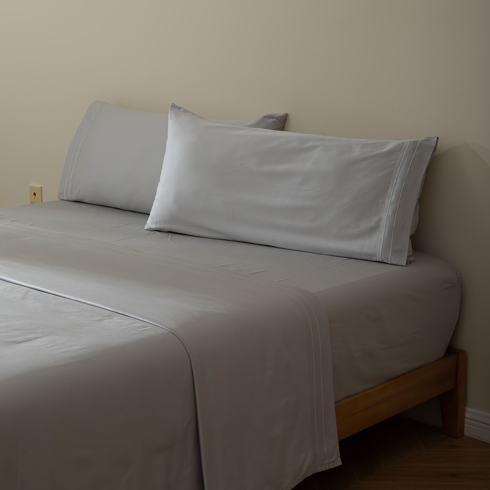 100% Cotton Sheets for Twin\u002FQueen\u002FKing Size Bed, 300 Thread Count Luxury, Cooling Bed Sheets, Deep Pocket Up to 15\