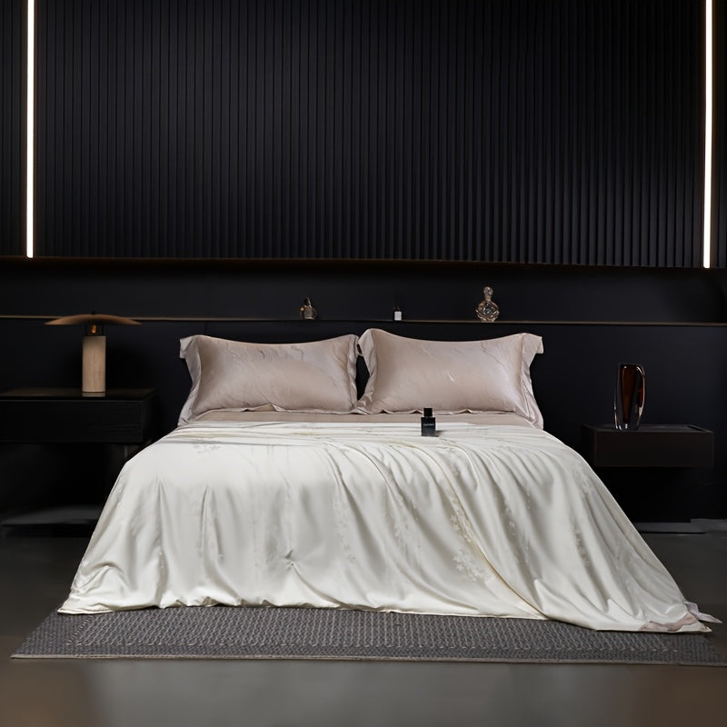 100% Silk Quilt - Handmade Four Seasons Thin Quilt, Soft and Breathable