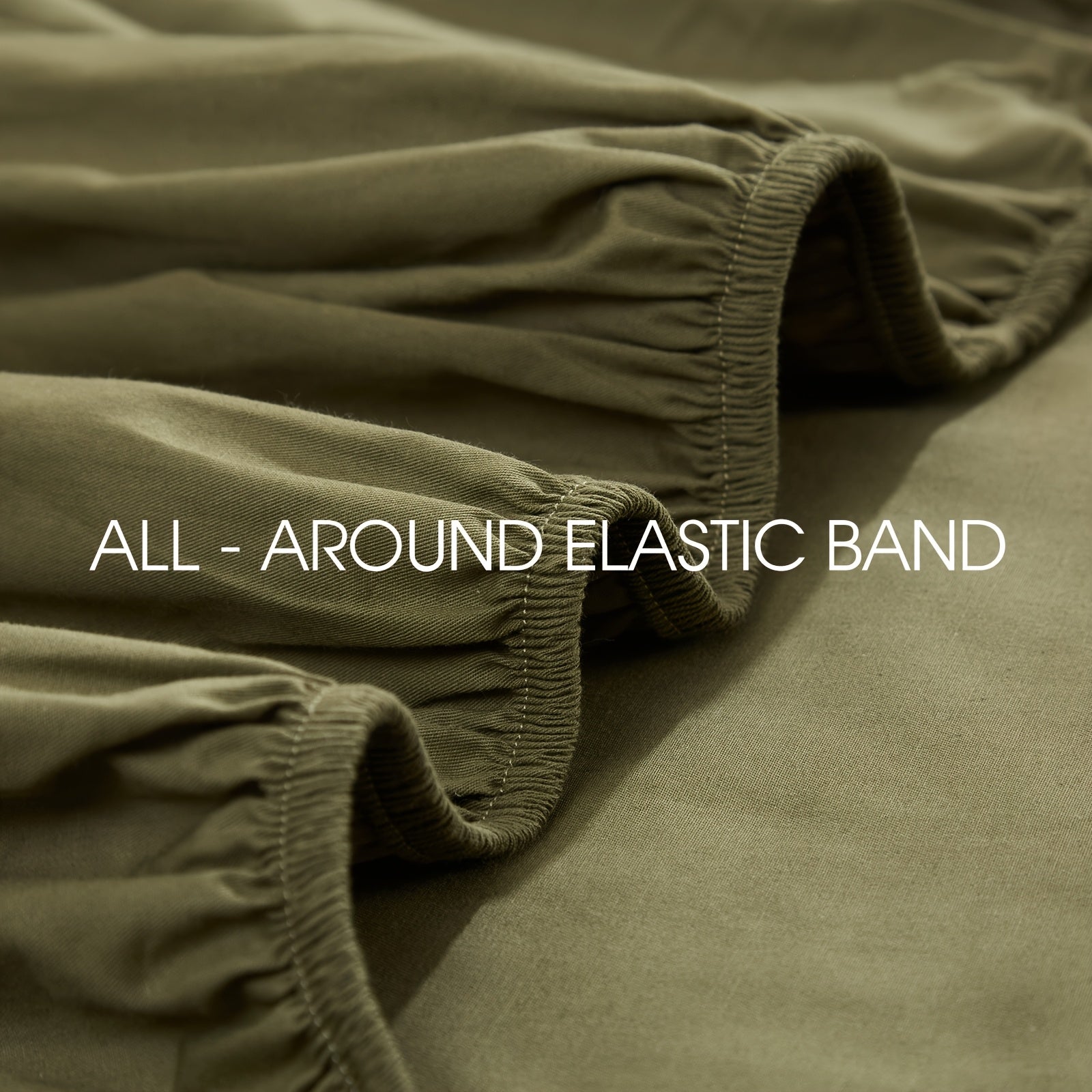 1 Set IVELLOW 600 Thread Count Sheet Set - Deep Pocket, All-Season, Sanded Craftsmanship, Digital Print Floral Pattern, Soft Breathable Fitted & Flat Sheets with Elastic Band, Machine Washable